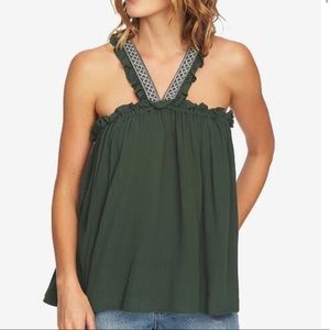 1. State Jungle Boogie Embroidered Top